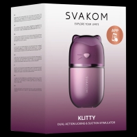 Вибратор "Svakom" Klitty розовый в форме кошечки - Фотография №1