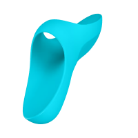 Вибратор "Satisfyer" бирюзовый на палец перезаряжаемый для массажа Интим Хаус