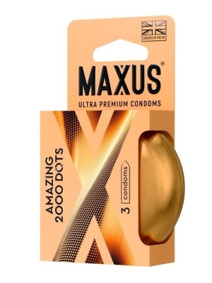 Презервативы "Maxus" точечные 3 шт Интим Хаус
