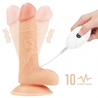 Насадка на страпон "LoveToy" Ingen с 10 ритмами Интим Хаус