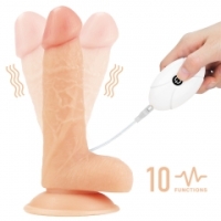 Насадка на страпон "LoveToy" Ingen с 10 ритмами - Фотография №1