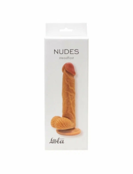 Фаллоимитатор "Lola" Nudes мулат с мошонкой на присоске - Фотография №3