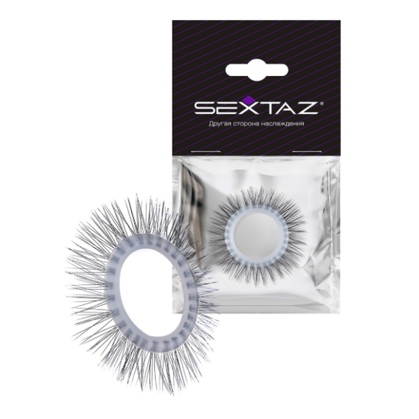 Кольцо "Sextaz" с черными ресничками - Фотография №1