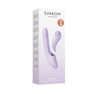Вибратор "Svakom" Duoglow сиреневый 2 в 1 Интим Хаус