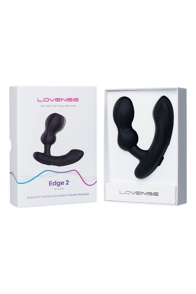 Массажёр простаты "Lovense" Edge 2, силикон, черный, 12,4 см - Фотография №3