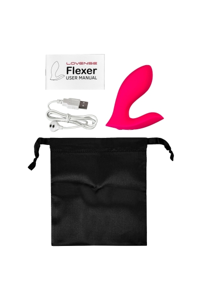 Вибратор "LOVENSE" Flexer, силикон, розовый, 10,1 см - Фотография №7