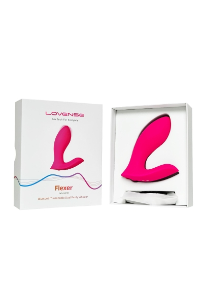 Вибратор "LOVENSE" Flexer, силикон, розовый, 10,1 см - Фотография №3