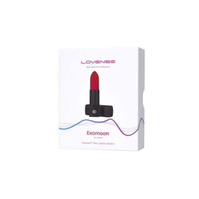 Тайный мини-вибратор "Lovense" Exomoon, силикон, чёрный, 8,8 см Интим Хаус