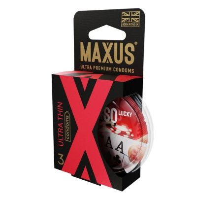 Презервативы "Maxus" ультратонкие 3 шт Интим Хаус