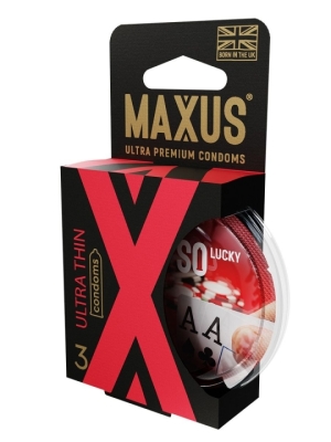 Презервативы "Maxus" ультратонкие 3 шт Интим Хаус