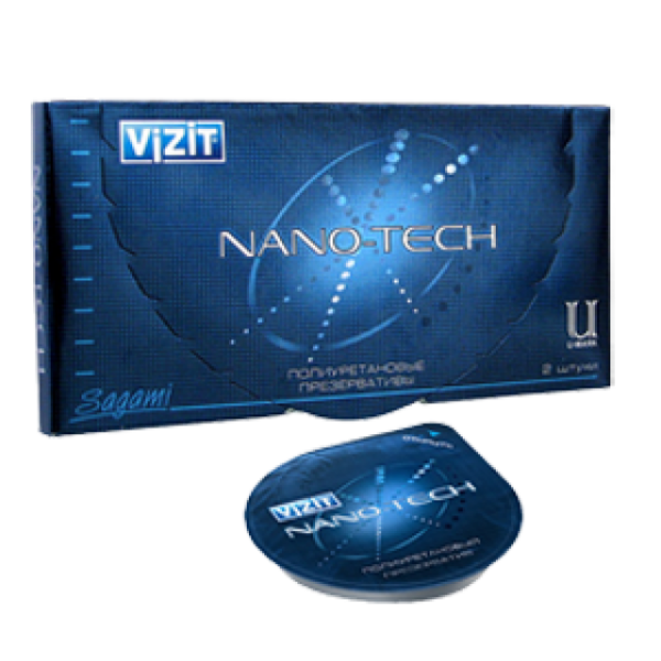 Презервативы "Vizit" Nano-Tech полиуретановые - Фотография №1