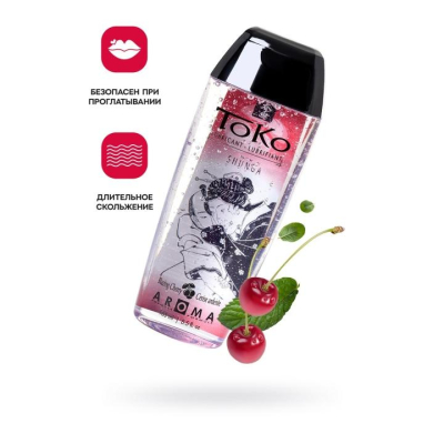 Гель "Shunga" Пылающая вишня для вкусного секса Интим Хаус