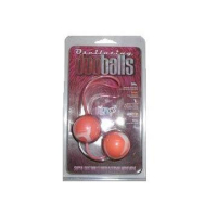 Шарики вагинальные «Duo Balls» на гигиеничной сцепке. - Фотография №1